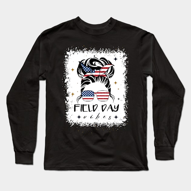 Field Day Vibes Long Sleeve T-Shirt by MetalHoneyDesigns